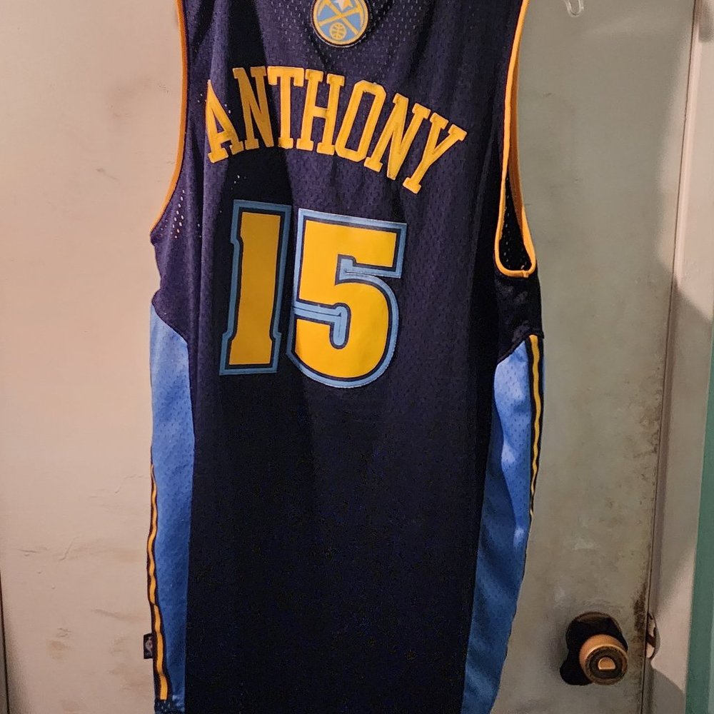Reebok Denver Nuggets Throwback Carmelo Anthony Jersey